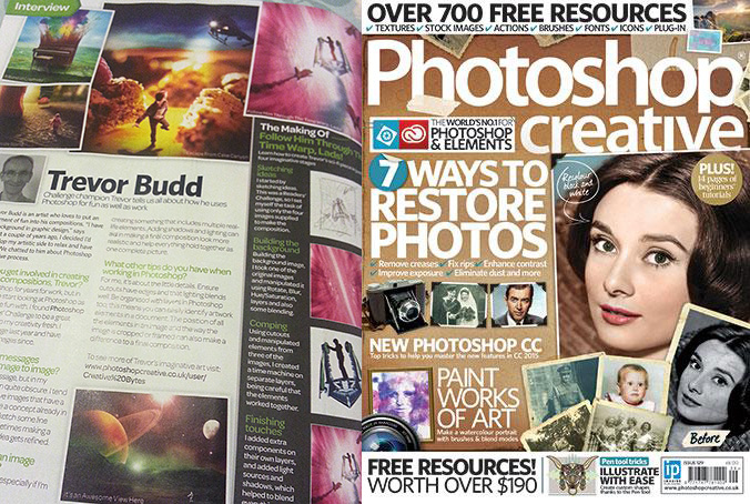 Interview in Photoshop Creative magazine